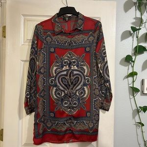 MISSGUIDED Collared Button Up Shirt Dress